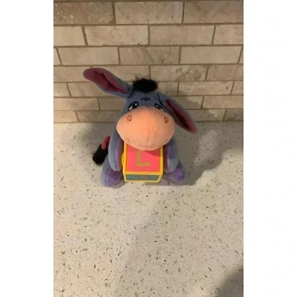 Fisher Price Eeyore Plush Winnie the Pooh Toy 2005‎ - Alphabet Buddy - B19